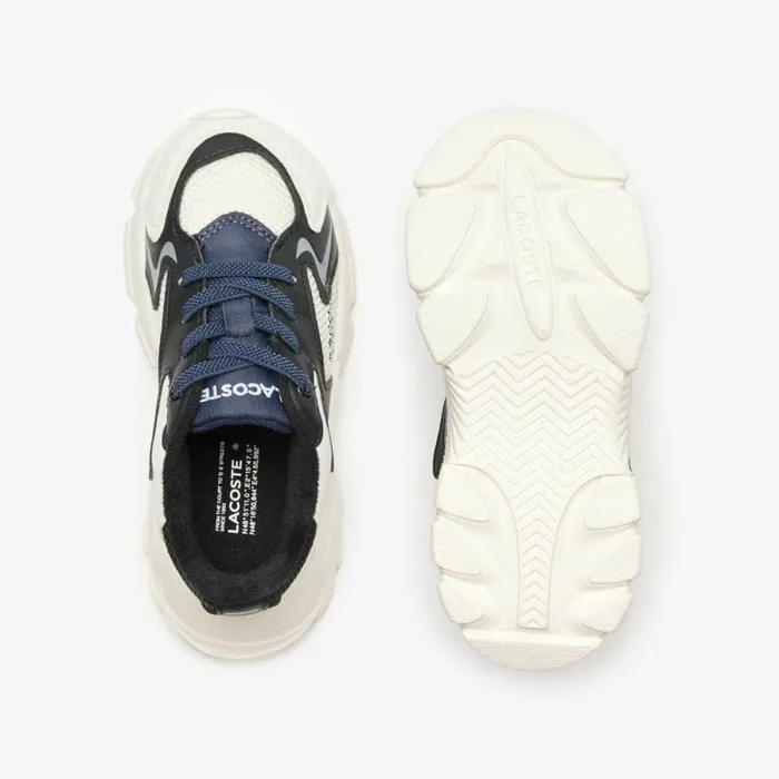 Shoes and Accessories Kids Lacoste Infants039 L003 Neo Sneakers Off Whtblk 2g9