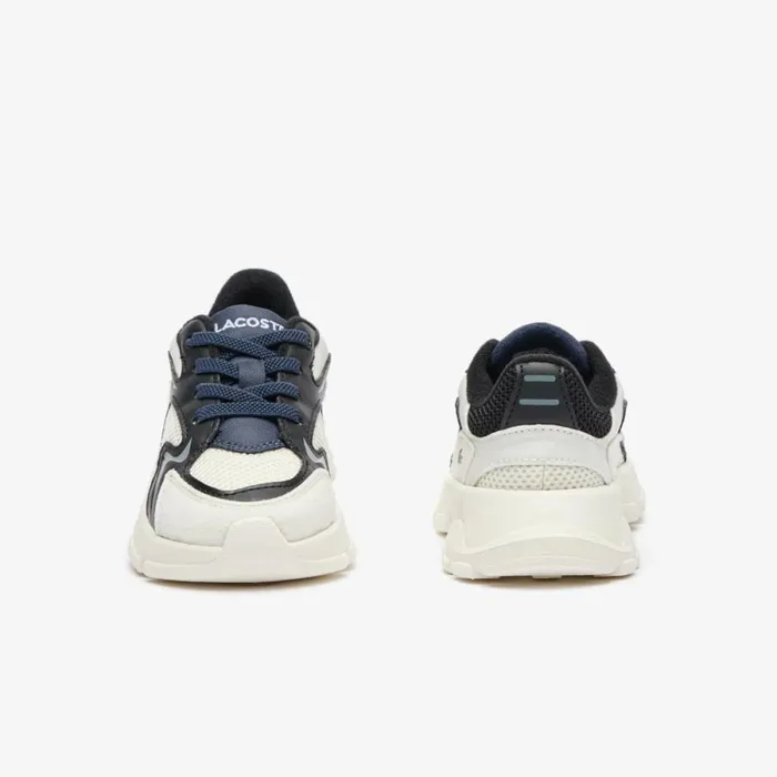 Shoes and Accessories Kids Lacoste Infants039 L003 Neo Sneakers Off Whtblk 2g9
