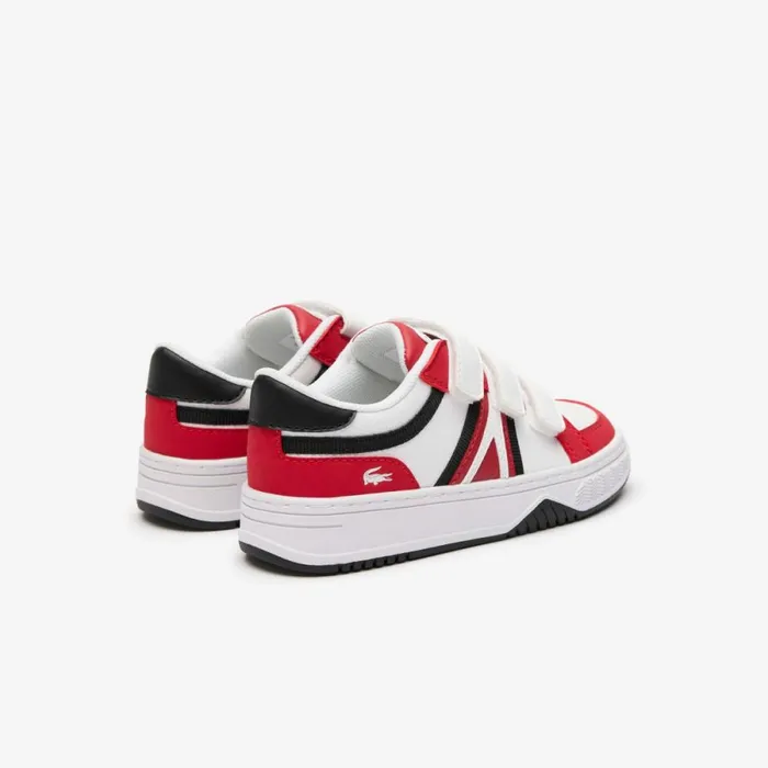 Shoes and Accessories Kids Lacoste Infants L001 Branded Sneakers Redwhite 17k