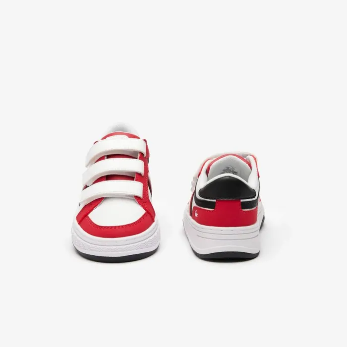 Shoes and Accessories Kids Lacoste Infants L001 Branded Sneakers Redwhite 17k