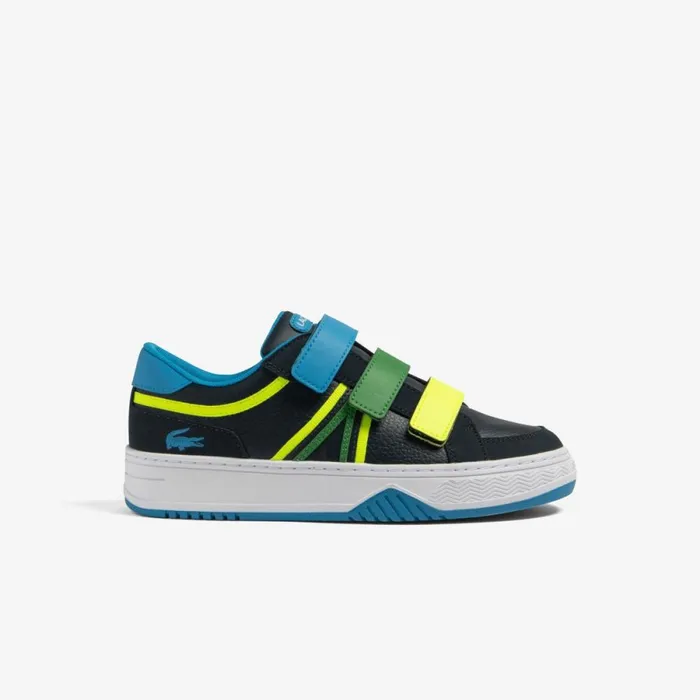 Shoes and Accessories Kids Lacoste Juniors039 L001 Tricolor Sneakers Navyblue Nv1 Shoes and Accessories Kids Lacoste Juniors039 L001 Tricolor Sneakers Navyblue Nv1