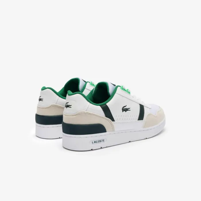 Shoes and Accessories Kids Lacoste Juniors039 TClip Sneakers Whitegreen 082