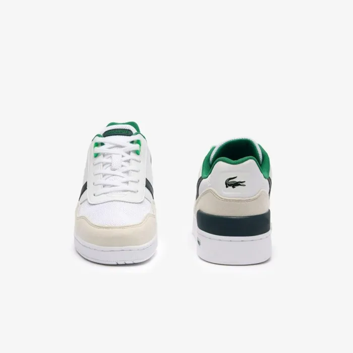 Shoes and Accessories Kids Lacoste Juniors039 TClip Sneakers Whitegreen 082