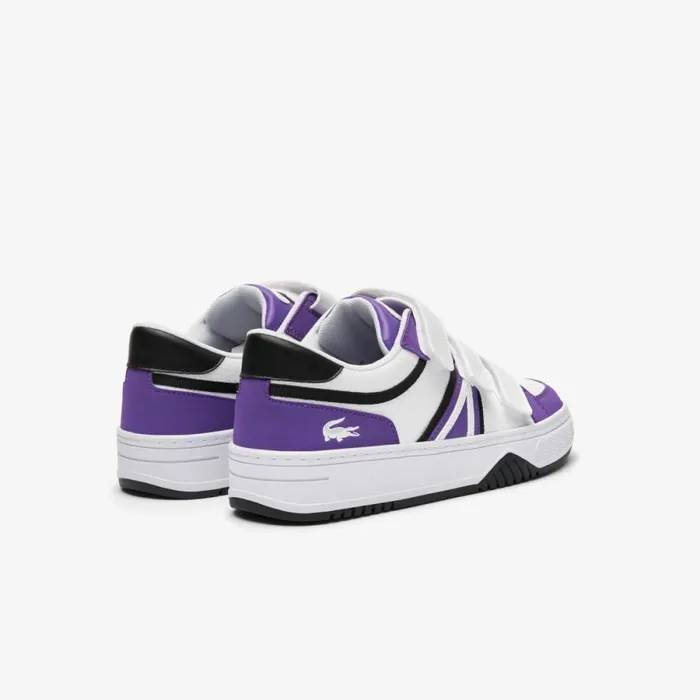 Shoes and Accessories Kids Lacoste Juniors L001 Sneakers Dk Purpwht 2b9