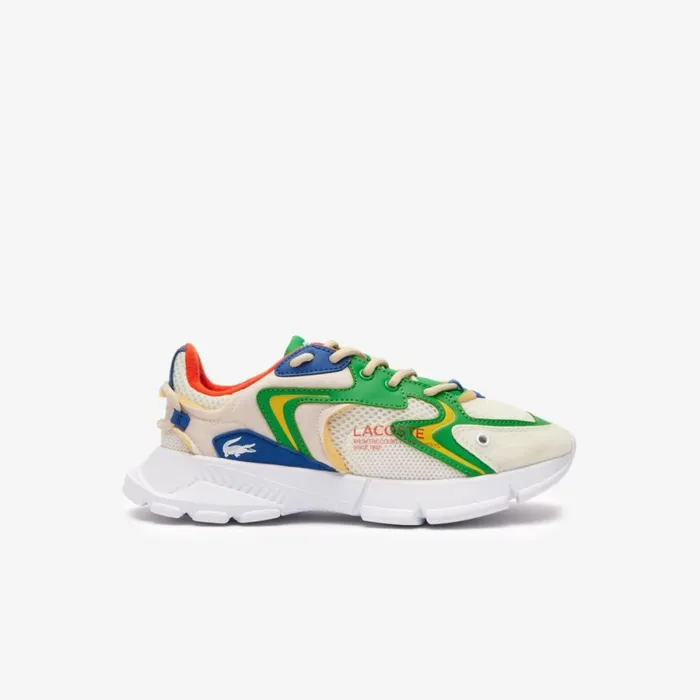 Shoes and Accessories Kids Lacoste Juniors L003 Neo Textile Sneakers Whiteblue 080 Shoes and Accessories Kids Lacoste Juniors L003 Neo Textile Sneakers Whiteblue 080