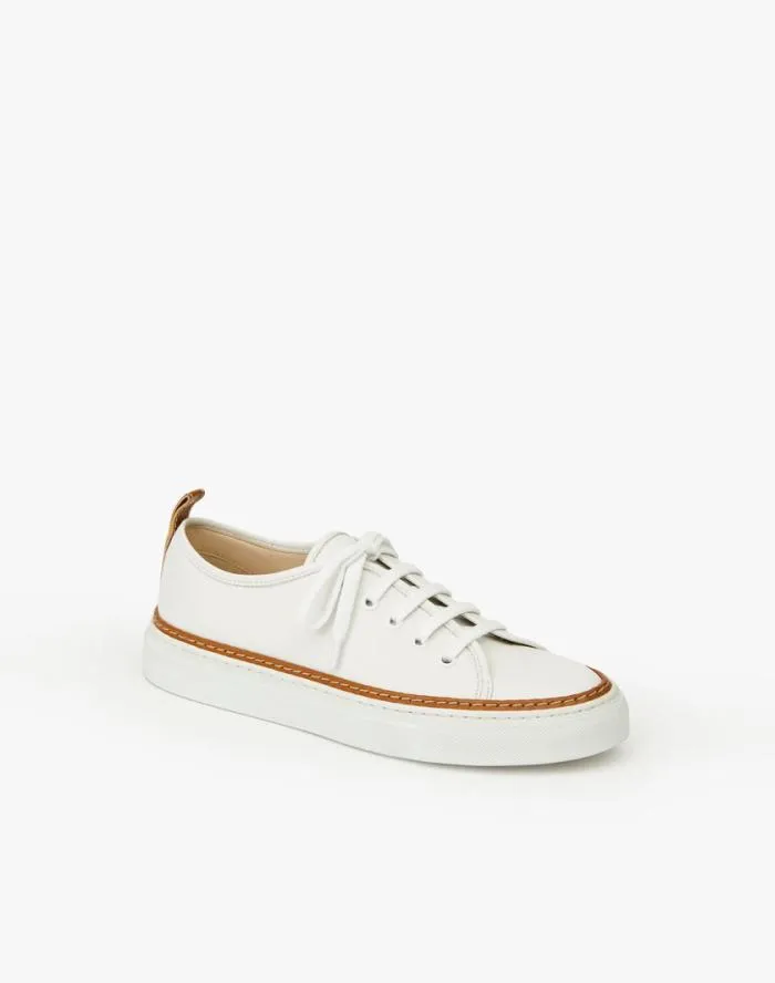 Shoes Nappa Leather LaceUp Sneaker Black Multi Lafayette 148 New York Sneakers