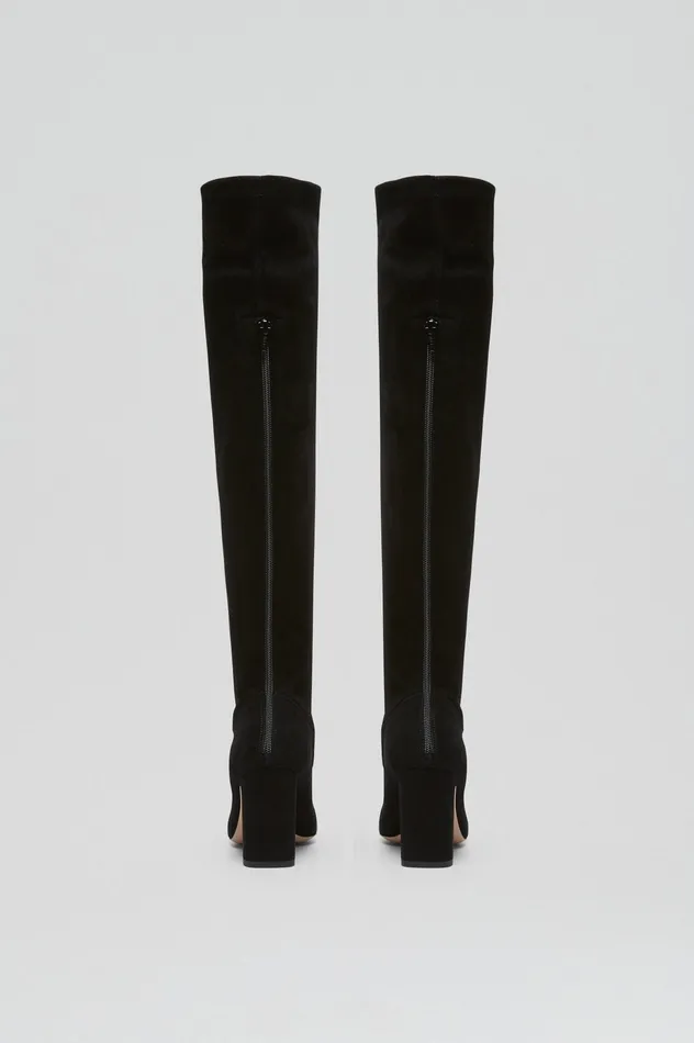 Shoes Scanlan Theodore Women STRETCH SUEDE OVER THE KNEE BOOT 85 BLACK Shoes Scanlan Theodore Women STRETCH SUEDE OVER THE KNEE BOOT 85 BLACK