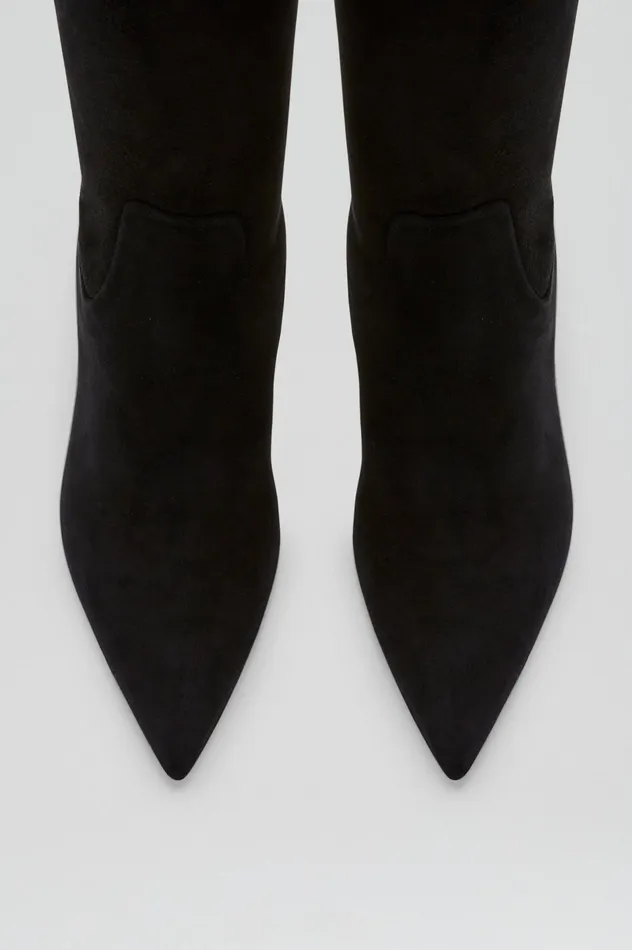 Shoes Scanlan Theodore Women STRETCH SUEDE OVER THE KNEE BOOT 85 BLACK Shoes Scanlan Theodore Women STRETCH SUEDE OVER THE KNEE BOOT 85 BLACK