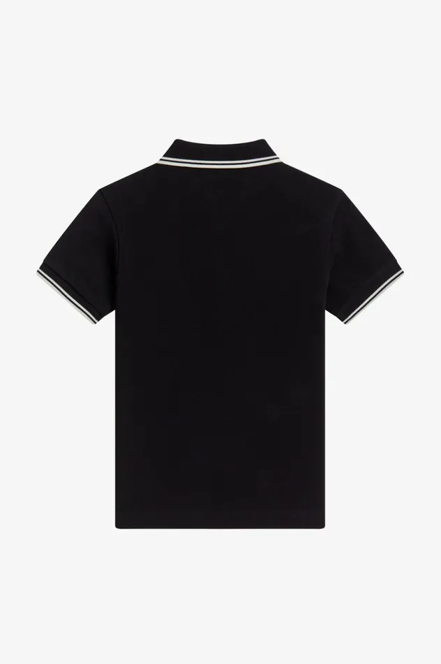 Shop The ShirtKids Twin Tipped Shirt Blackwhite Fred Perry Kids