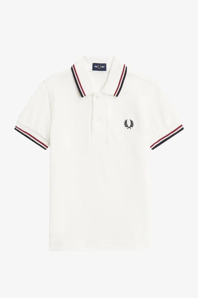 Shop The ShirtMy First Shirt Snow Whiteburnt Rednavy Fred Perry Kids