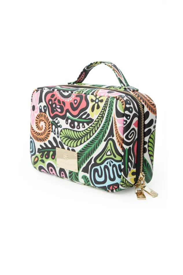 SHOP Trina Turk HANDBAGS CHEEKY TIKI COSMETIC TOTE
