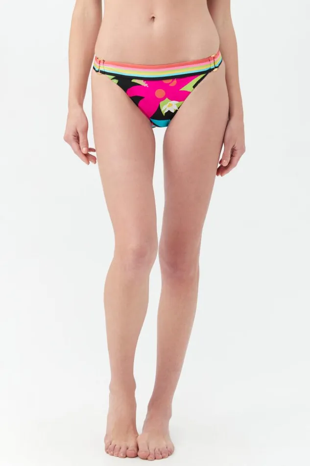 SHOP Trina Turk SWIM BOTTOMS WOMEN039S TIKI SHIRRED RING HIPSTER SWIM BOTTOM