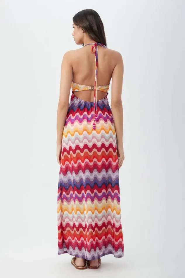 SHOP Trina Turk SWIM COVER UPS WOMEN039S PORTOFINO RAINBOW WAVE CROCHET SWIM COVERUP MAXI DRESS