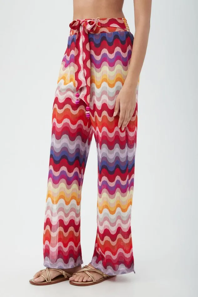 SHOP Trina Turk SWIM COVER UPS WOMEN039S PORTOFINO RAINBOW WAVE CROCHET SWIM COVERUP PANT