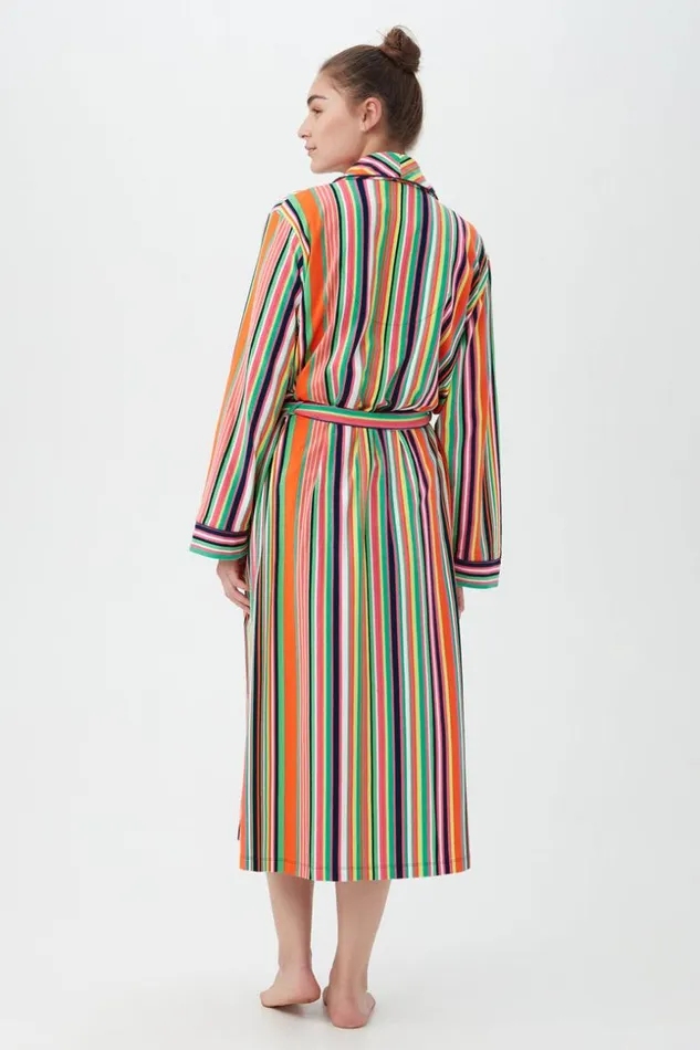 SHOP Trina Turk WOMEN039S SLEEPWEAR STRIPE ROBE DE CHAMBRE