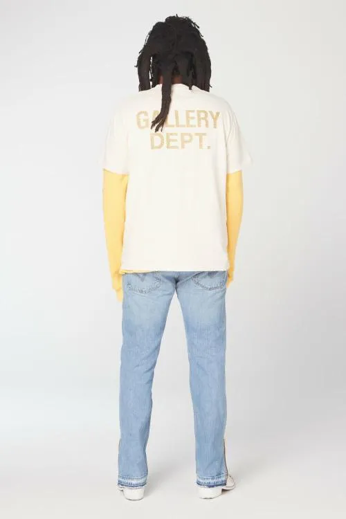 Short Sleeve Men Gallery Dept BREAKING NEWS TEE Archival White