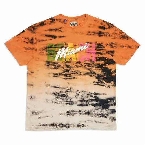 Short Sleeve Men Gallery Dept MIAMI BEACH TEE Tie Dye