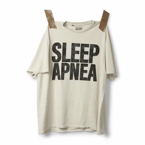 Short Sleeve Men Gallery Dept SLEEP APNEA TEE Archival White