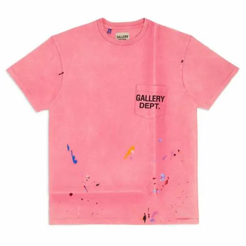 Short Sleeve Men Gallery Dept VINTAGE LOGO PAINTED TEE Salmon