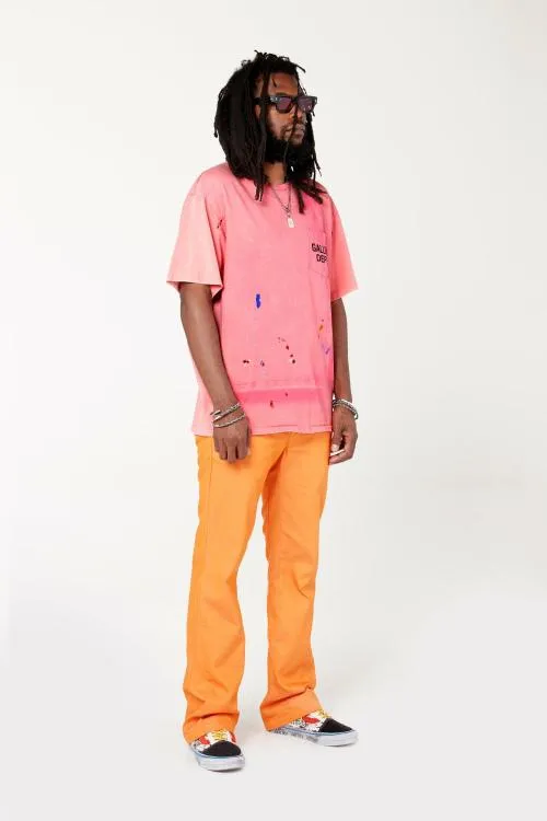 Short Sleeve Men Gallery Dept VINTAGE LOGO PAINTED TEE Salmon