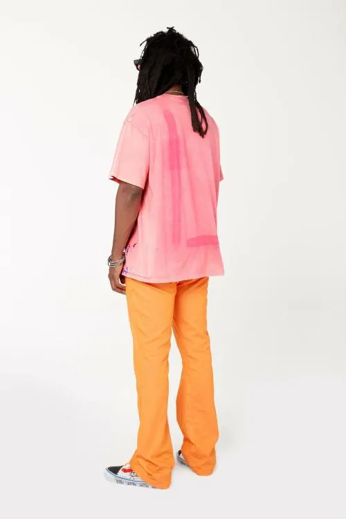 Short Sleeve Men Gallery Dept VINTAGE LOGO PAINTED TEE Salmon