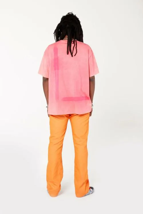 Short Sleeve Men Gallery Dept VINTAGE LOGO PAINTED TEE Salmon