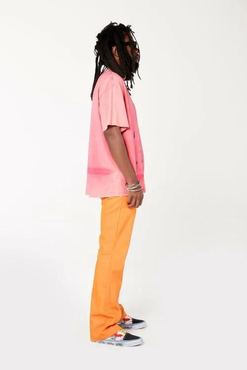 Short Sleeve Men Gallery Dept VINTAGE LOGO PAINTED TEE Salmon