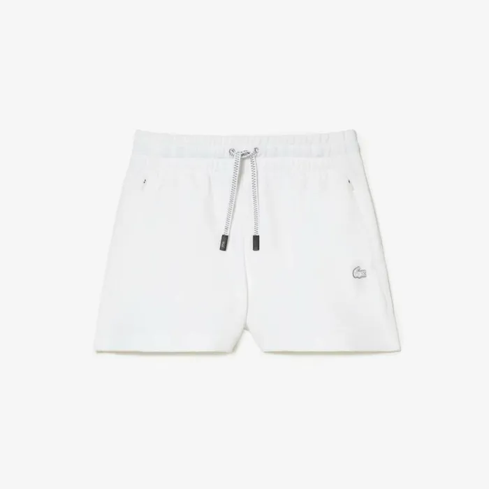 Shorts and Skirts Women Lacoste Womens Plain Shorts White 001
