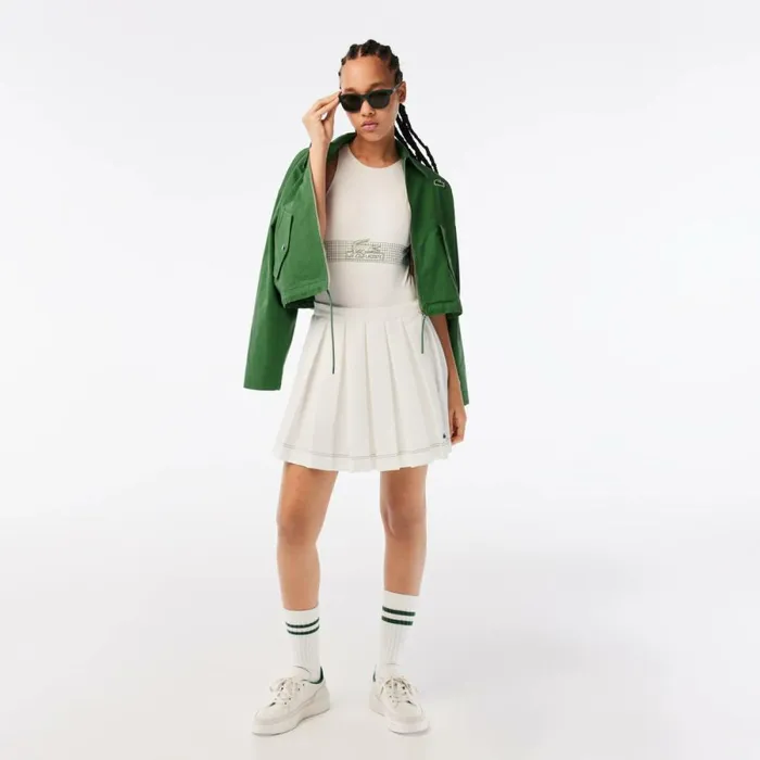Shorts and Skirts Women Lacoste Womens Pleated Skirt White 70v