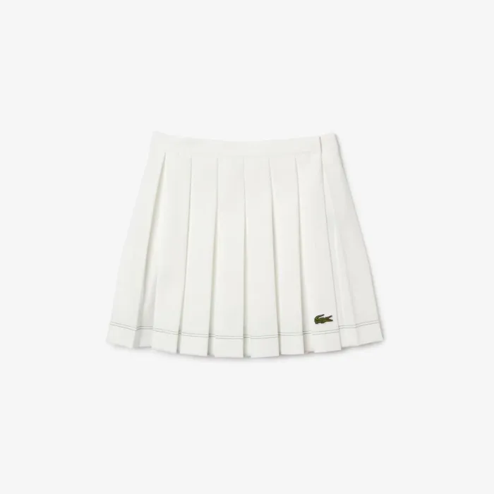 Shorts and Skirts Women Lacoste Womens Pleated Skirt White 70v