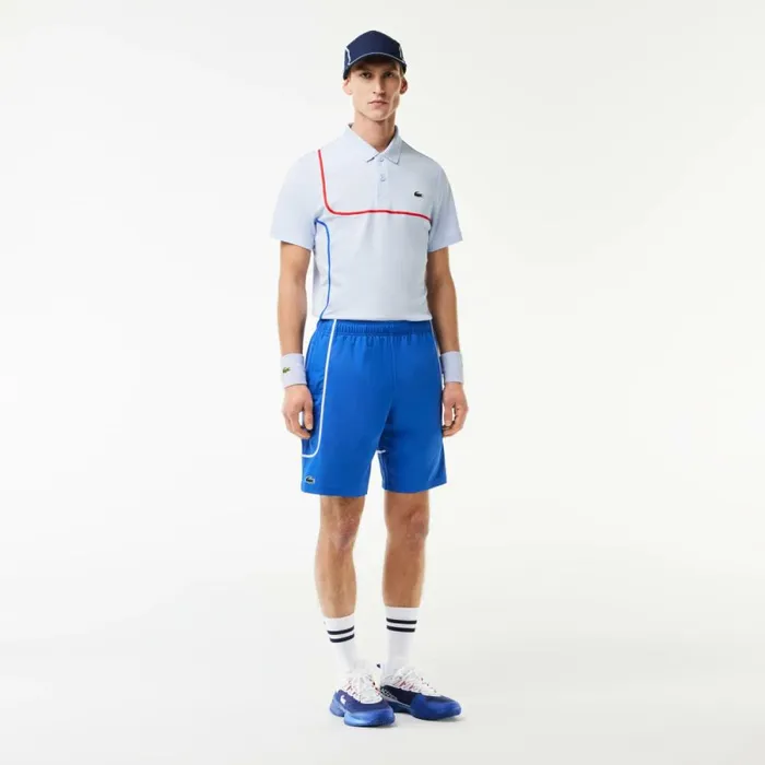 Shorts and Swim Men Lacoste Men039s Linerless Tennis Shorts Ladigue Blue Ixw