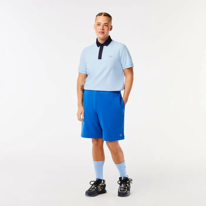Shorts and Swim Men Lacoste Men039s Regular Fit Fleece Shorts Kingdom Blue Kxb