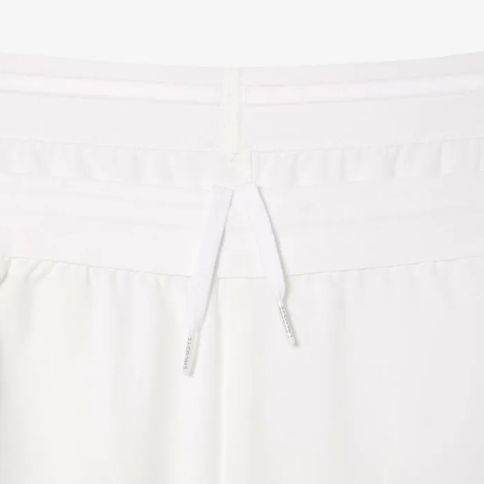Shorts and Swim Men Lacoste Men039s UltraDry Regular Fit Tennis Shorts White 001