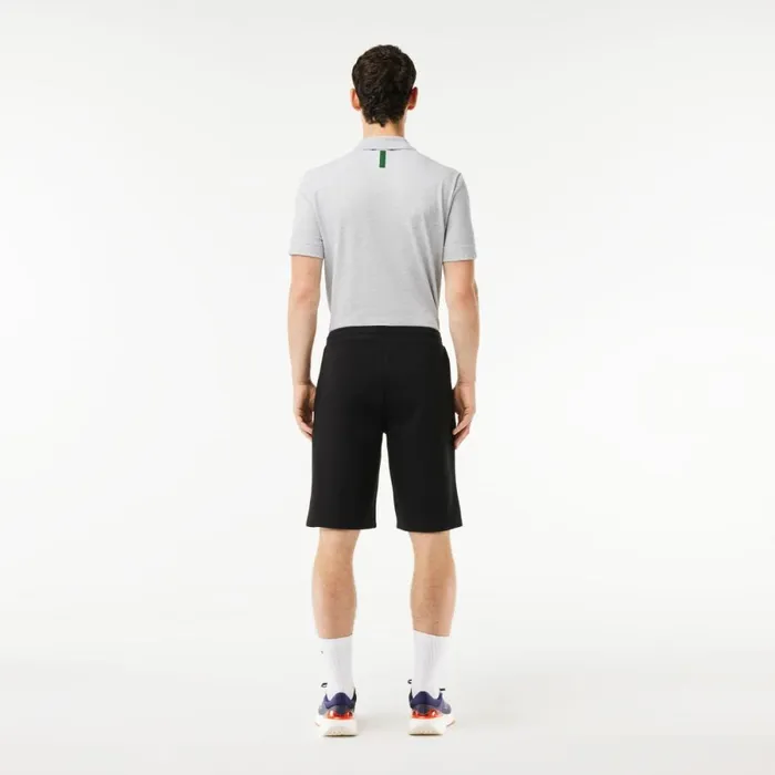 Shorts and Swim Men Lacoste Mens Stretch Cotton Blend Shorts Black 031