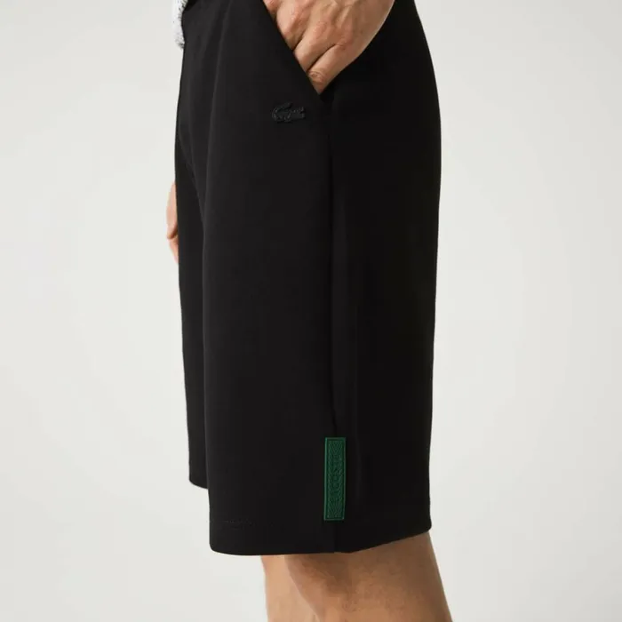 Shorts and Swim Men Lacoste Mens Stretch Cotton Blend Shorts Black 031