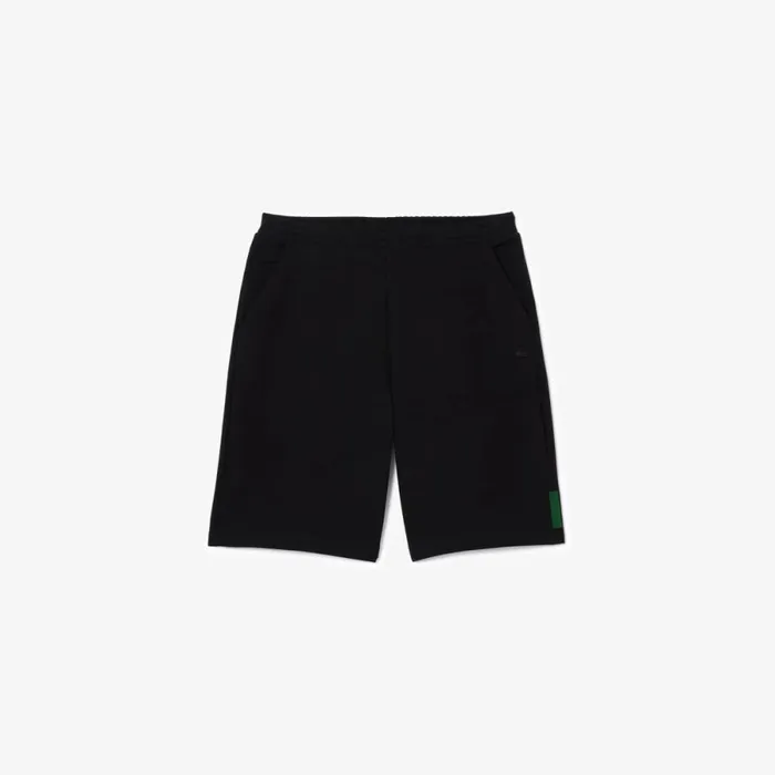 Shorts and Swim Men Lacoste Mens Stretch Cotton Blend Shorts Black 031