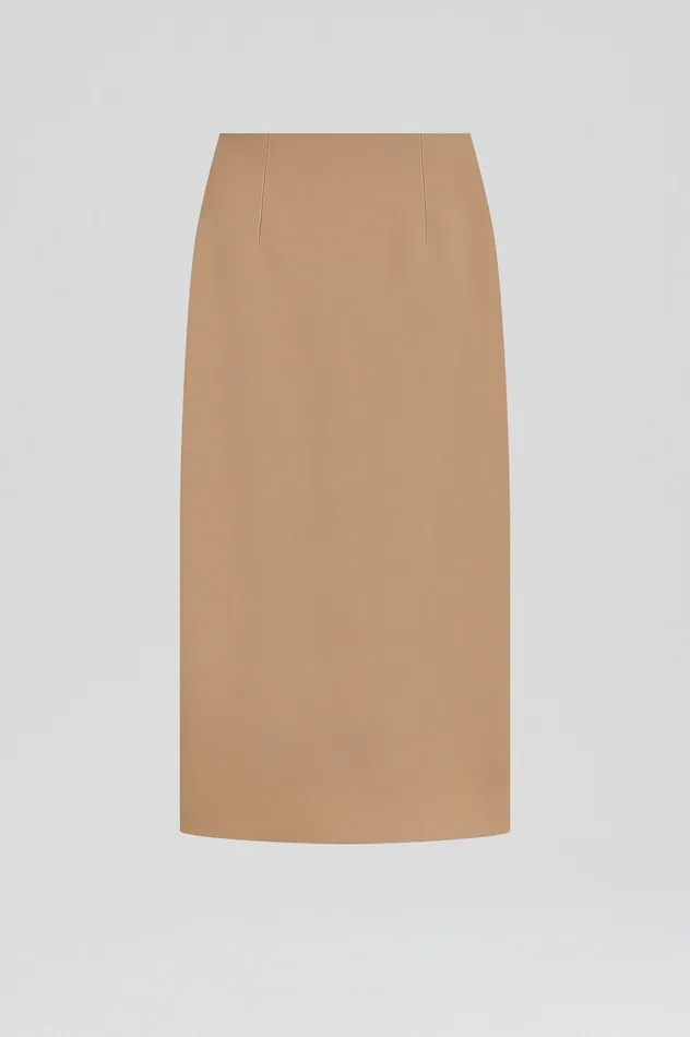 Skirts MILANO PENCIL SKIRT CAMEL 8211 Scanlan Theodore Women Skirts MILANO PENCIL SKIRT CAMEL 8211 Scanlan Theodore Women