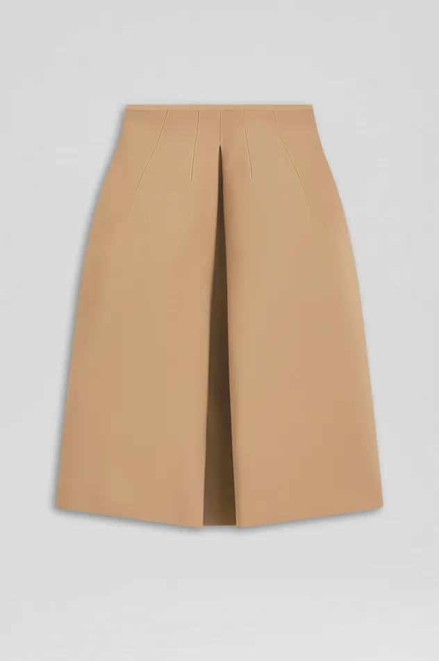 Skirts MILANO PLEAT SKIRT CAMEL Scanlan Theodore Women