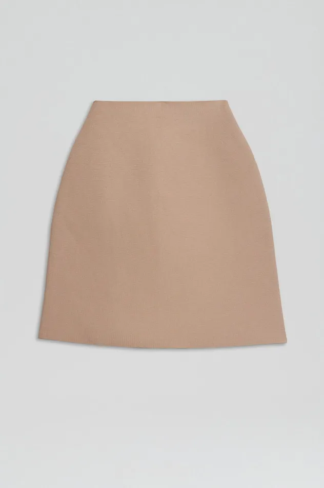 Skirts Scanlan Theodore Women CREPE KNIT MINI SKIRT OAT