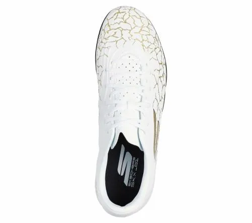 SKX15 Academy TF White Black Gold MenWomen SKECHERS Lace Up