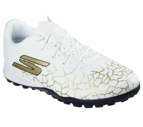 SKX15 Academy TF White Black Gold MenWomen SKECHERS Lace Up