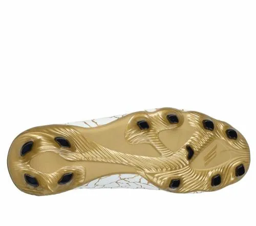 SKX 15 Jr Youth FG High White Black Gold Kids SKECHERS Big Kids UK Sizes 36