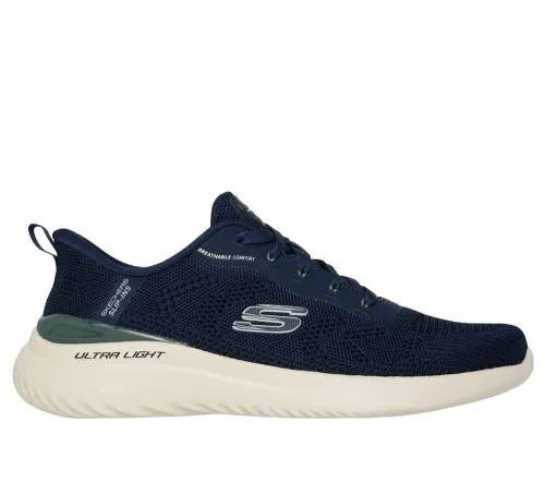 Slipins Bounder 20 8211 Almir Navy Green Men SKECHERS SlipOn
