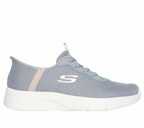Slipins Dynamight 20 8211 Daily Adventure Gray Lavender Women SKECHERS SlipOn