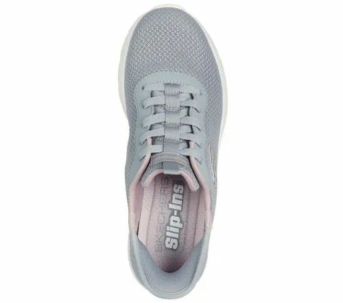 Slipins Dynamight 20 8211 Daily Adventure Gray Lavender Women SKECHERS SlipOn