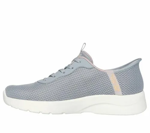 Slipins Dynamight 20 8211 Daily Adventure Gray Lavender Women SKECHERS SlipOn
