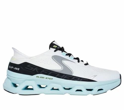 Slipins GlideStep Altus White Blue Men SKECHERS SlipOn