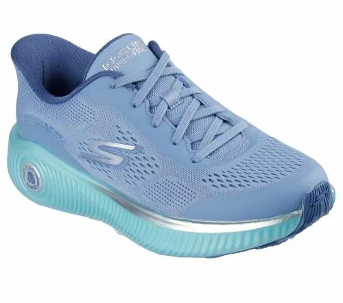 Slipins GO RUN Anywhere Blue Turquoise Women SKECHERS SlipOn