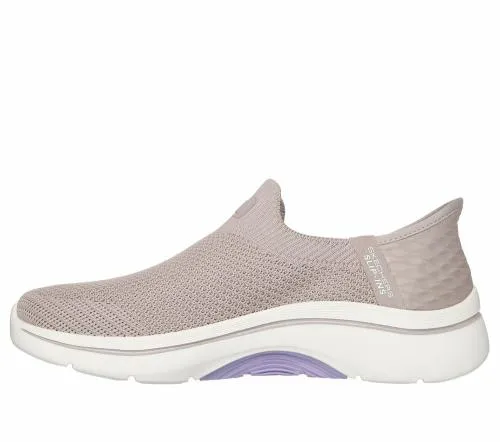 Slipins GO WALK Arch Fit 20 8211 Val Taupe Lavender Women SKECHERS SlipOn