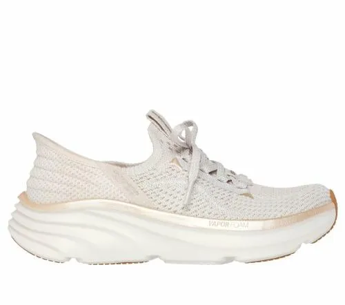 Slipins Relaxed Fit D039Lux Vapor 8211 Evening Glowing Natural Gold Women SKECHERS Trainers Slipins Relaxed Fit D039Lux Vapor 8211 Evening Glowing Natural Gold Women SKECHERS Trainers